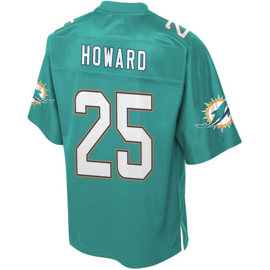 [FULLY STITCHED] Miami Dolphins Xavien Howard American Aqua Limited Football Jersey 