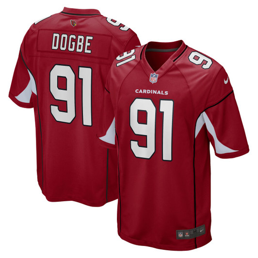 [FULLY STITCHED] Arizona Cardinals Michael Dogbe Cardinal Limited Football Jersey 