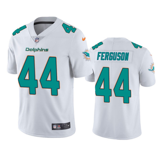 [FULLY STITCHED] Miami Dolphins Blake Ferguson White Style 4 Limited Football Jersey 