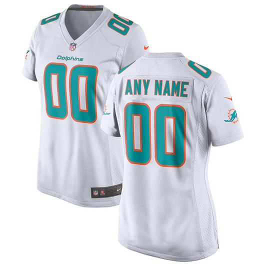 [FULLY STITCHED] Miami Dolphins 2018 American White Limited Football Jersey 