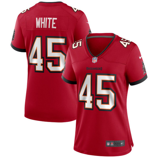 [FULLY STITCHED] Tampa Bay Buccaneers Devin White Red Style 11 Limited Football Jersey 
