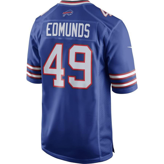 [FULLY STITCHED] #2 Buffalo Bills Tremaine Brandedmunds 2018 Draft First Round Pick Royal Limited Football Jersey 