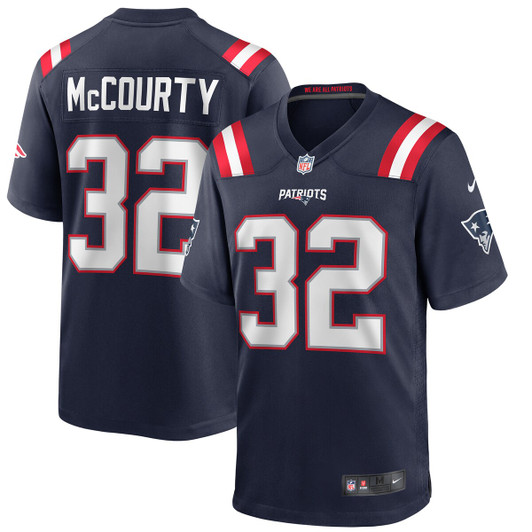 [FULLY STITCHED] New England Patriots Devin Mccourty Navy Style 6 Limited Football Jersey 