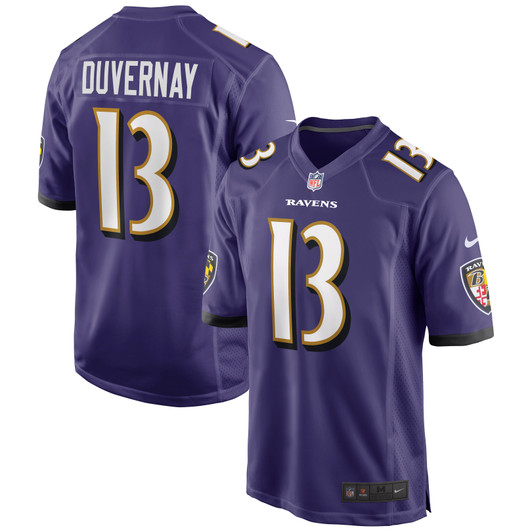 [FULLY STITCHED] Baltimore Ravens Devin Duvernay Purple Style 3 Limited Football Jersey 