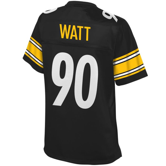 [FULLY STITCHED] Pittsburgh Steelers Tj Watt Black Style 18 Limited Football Jersey 