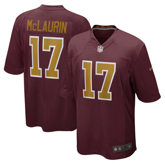[FULLY STITCHED] Washington Football Team Terry Mclaurin Alternate Burgundy Style 2 Limited Football Jersey 