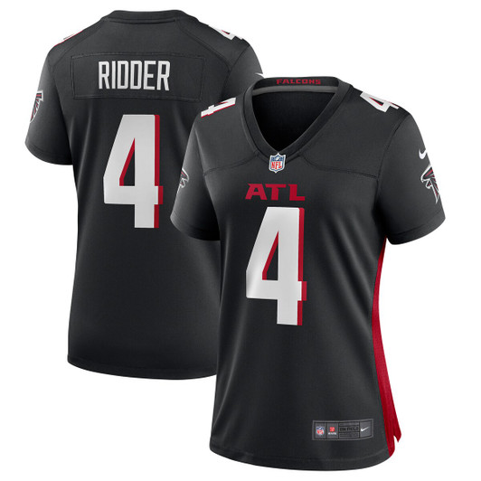 [FULLY STITCHED] Atlanta Falcons Desmond Ridder Black Style 4 Limited Football Jersey 