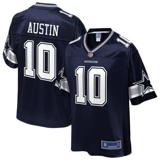 [FULLY STITCHED] Dallas Cowboys Tavon Austin Navy Style 2 Limited Football Jersey 