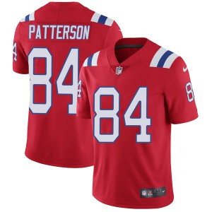 [FULLY STITCHED] #84 New England Patriots Cordarrelle Patterson Red Alternate Limited Football Jersey 