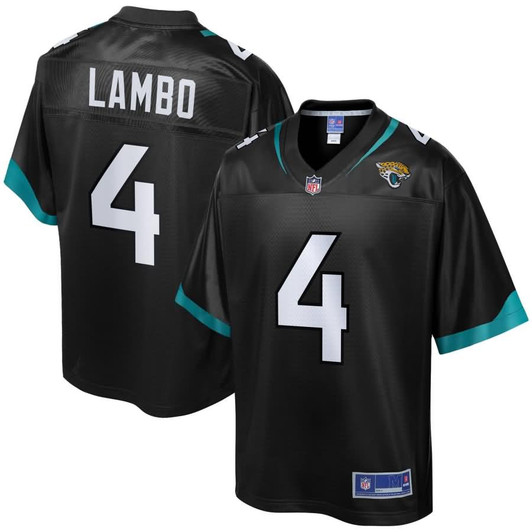 [FULLY STITCHED] Jacksonville Jaguars Josh Lambo Black Style 3 Limited Football Jersey 