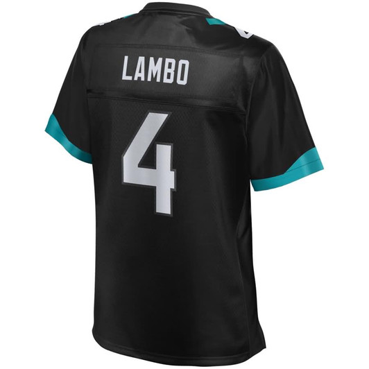 [FULLY STITCHED] Jacksonville Jaguars Josh Lambo American Black Limited Football Jersey 