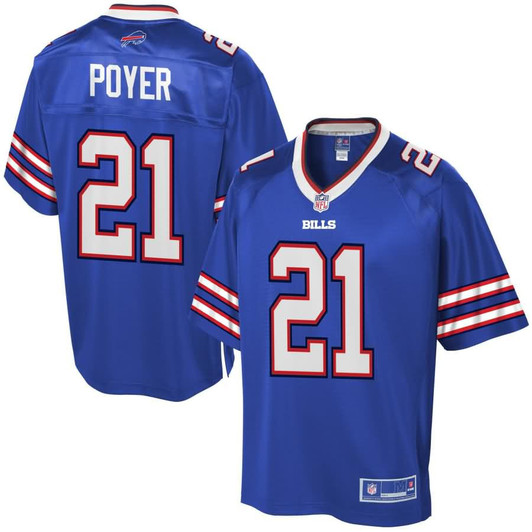 [FULLY STITCHED] Buffalo Bills Jordan Poyer Royal Style 2 Limited Football Jersey 