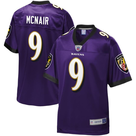 [FULLY STITCHED] Baltimore Ravens Steve Mcnair Purple Style 5 Limited Football Jersey 