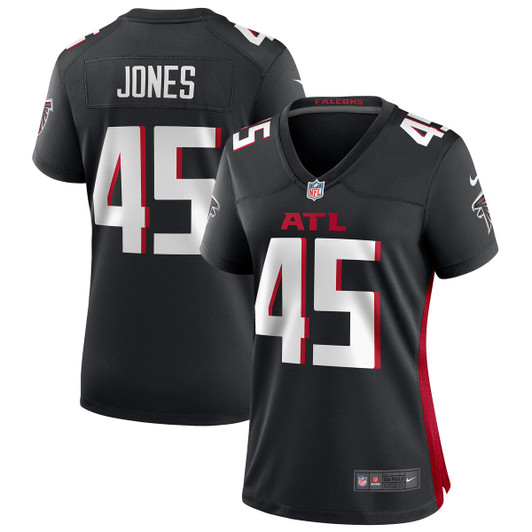 [FULLY STITCHED] Atlanta Falcons Deion Jones Black Limited Football Jersey 