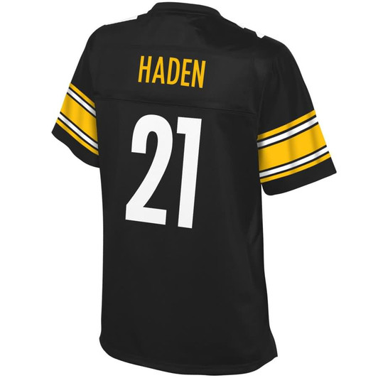 [FULLY STITCHED] Pittsburgh Steelers Joe Haden Black Style 3 Limited Football Jersey 