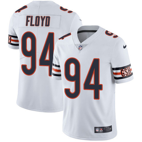 [FULLY STITCHED] #94 Chicago Bears Leonard Floyd White Limited Football Jersey 