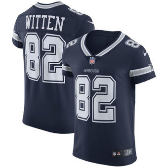 [FULLY STITCHED] Dallas Cowboys Jason Witten Navy Limited Football Jersey 
