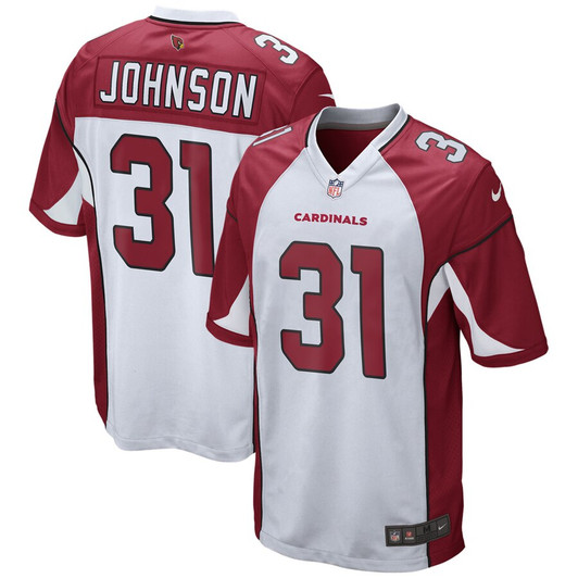 [FULLY STITCHED] Arizona Cardinals David Johnson White Limited Football Jersey 