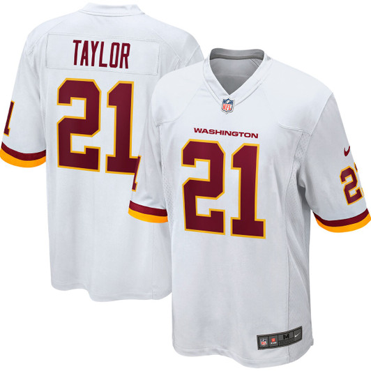 [FULLY STITCHED] Washington Football Team Sean Taylor White Style 2 Limited Football Jersey 
