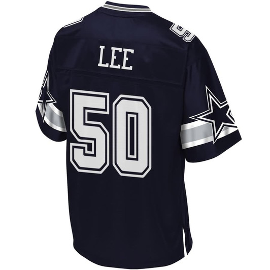 [FULLY STITCHED] Dallas Cowboys Sean Lee Navy Limited Football Jersey 