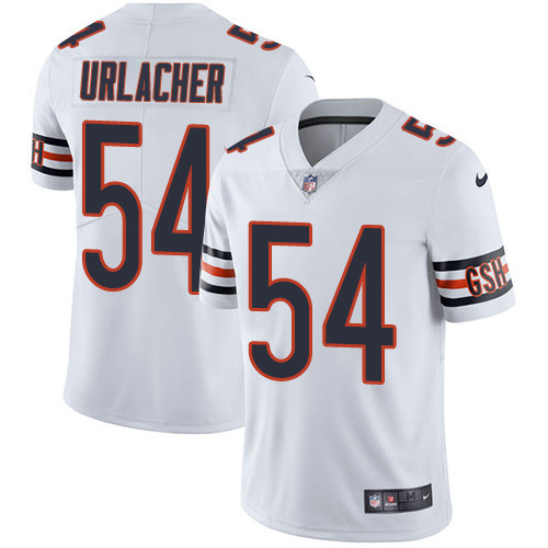[FULLY STITCHED] #54 Chicago Bears Brian Urlacher White Style 2 Limited Football Jersey 