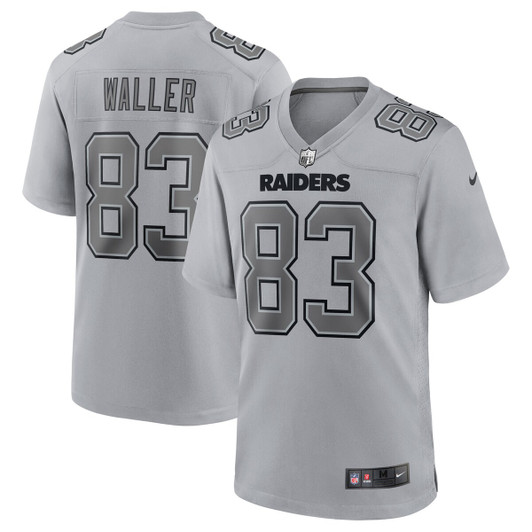 [FULLY STITCHED] Las Vegas Raiders Darren Waller Atmosphere Gridiron Gray Limited Football Jersey 