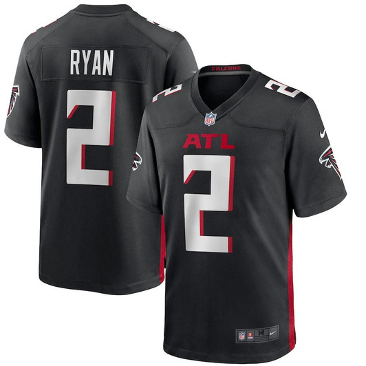 [FULLY STITCHED] Atlanta Falcons Matt Ryan Black Style 3 Limited Football Jersey 