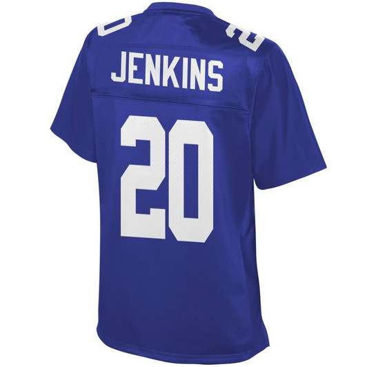 [FULLY STITCHED] New York Giants Janoris Jenkins Royal Style 2 Limited Football Jersey 