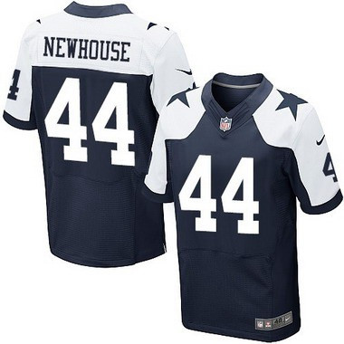 [FULLY STITCHED] #44 Dallas Cowboys Robert Newhouse Navy Blue Thanksgiving Limited Football Jersey 