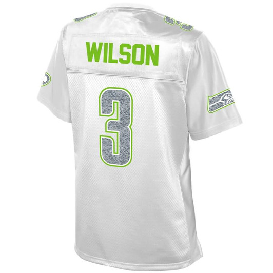 [FULLY STITCHED] Seattle Seahawks Russell Wilson White Out White Limited Football Jersey 