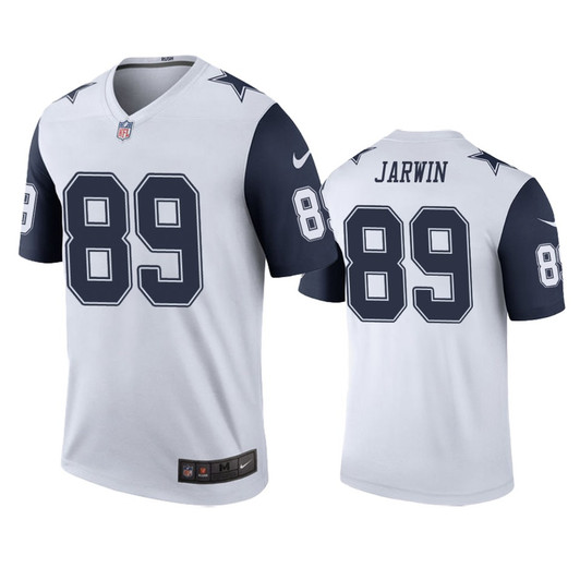 [FULLY STITCHED] Dallas Cowboys Blake Jarwin White Color Rush Limited Football Jersey 