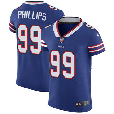 [FULLY STITCHED] #99 Buffalo Bills Harrison Phillips Royal Blue Limited Football Jersey 