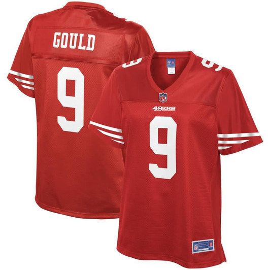 [FULLY STITCHED] San Francisco 49ers Robbie Gould Scarlet Style 2 Limited Football Jersey 