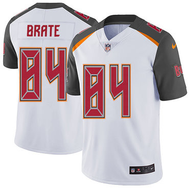 [FULLY STITCHED] #84 Tampa Bay Buccaneers Cameron Brate White Limited Football Jersey 