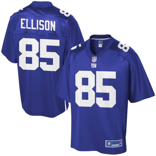 [FULLY STITCHED] New York Giants Rhett Ellison Royal Limited Football Jersey 