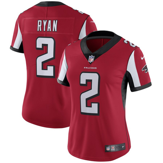 [FULLY STITCHED] Atlanta Falcons Matt Ryan Red Style 3 Limited Football Jersey 