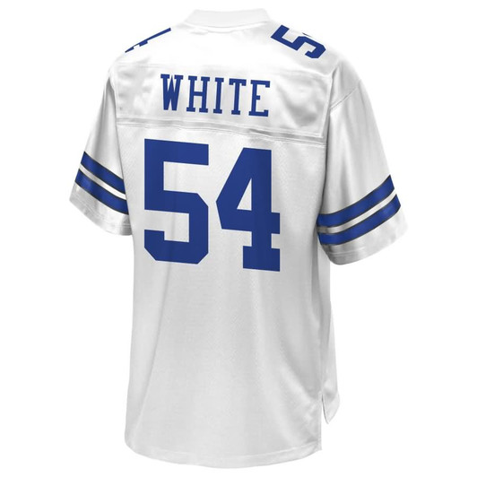 [FULLY STITCHED] Dallas Cowboys Randy White Retired White Limited Football Jersey 