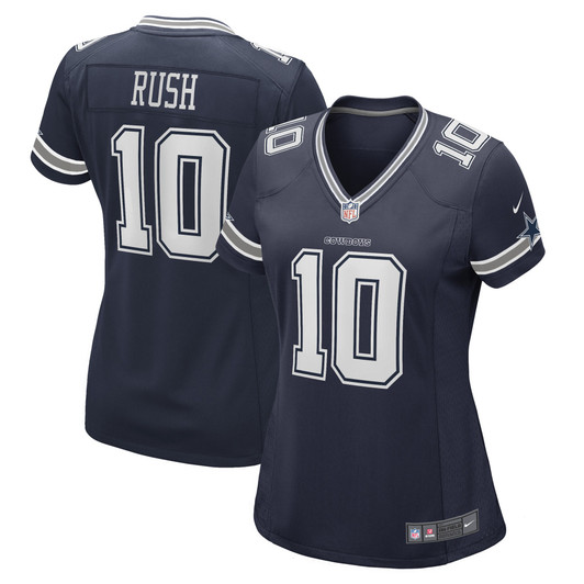 [FULLY STITCHED] Dallas Cowboys Cooper Rush American Navy Limited Football Jersey 