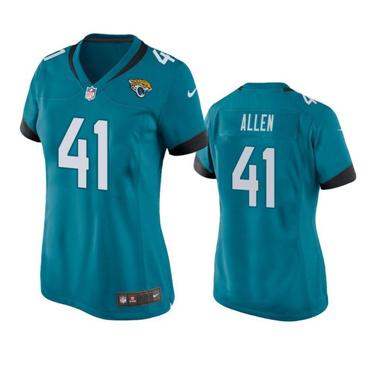 [FULLY STITCHED] Jacksonville Jaguars Josh Allen 2019 Draft Teal Style 2 Limited Football Jersey 