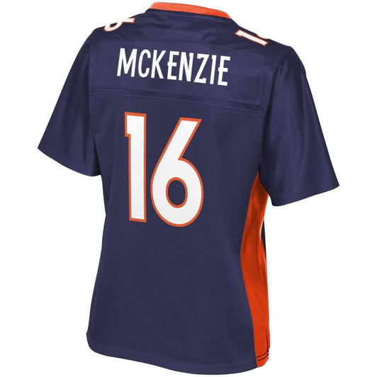[FULLY STITCHED] Denver Broncos Isaiah Mckenzie Alternate Navy Limited Football Jersey 
