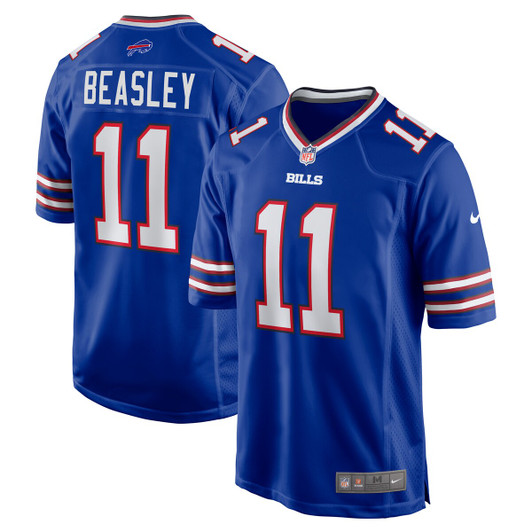 [FULLY STITCHED] Buffalo Bills Cole Beasley Home Royal Style 2 Limited Football Jersey 