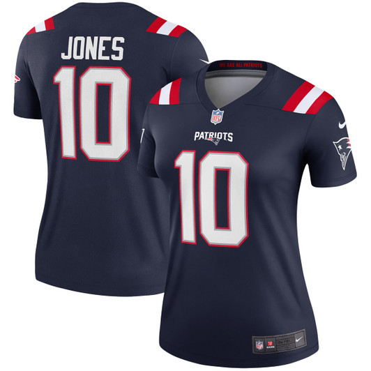 [FULLY STITCHED] New England Patriots Mac Jones Navy Style 13 Limited Football Jersey 