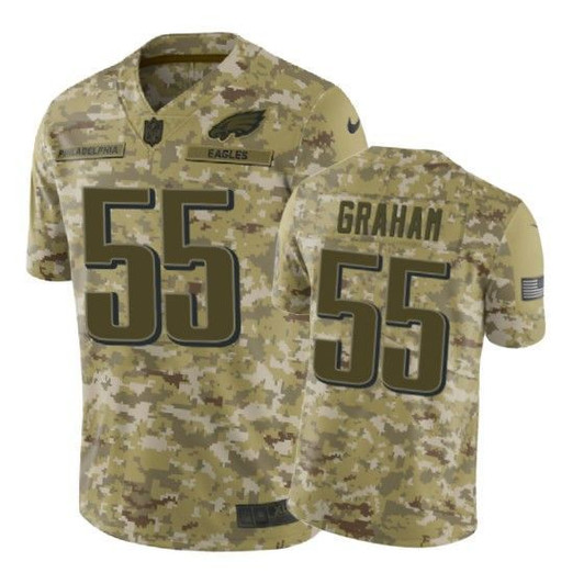 [FULLY STITCHED] Philadelphia Eagles On Graham Camo Limited Football Jersey 