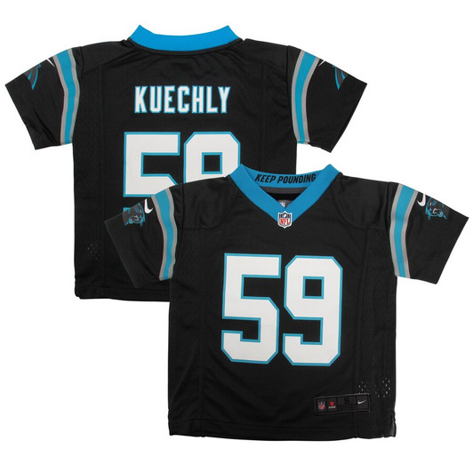 [FULLY STITCHED] Carolina Panthers Luke Kuechly Black Style 3 Limited Football Jersey 