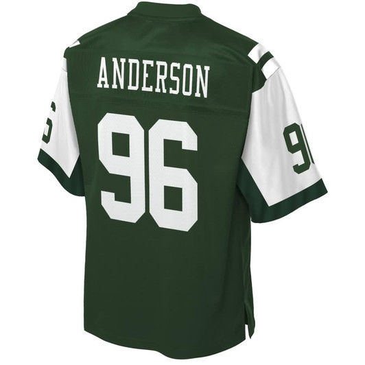 [FULLY STITCHED] New York Jets Henry Anderson Green Style 2 Limited Football Jersey 
