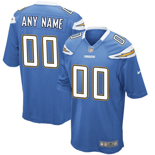 [FULLY STITCHED] Los Angeles Chargers Light Blue Limited Football Jersey 