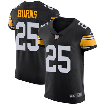[FULLY STITCHED] #25 Pittsburgh Steelers Artie Burns Black Alternate Limited Football Jersey 