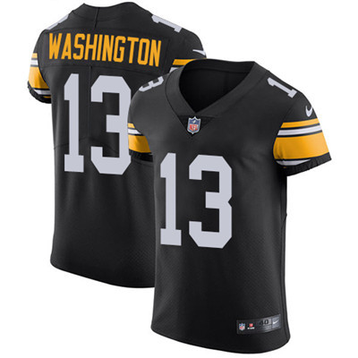 [FULLY STITCHED] #13 Washington Football Team Steelers James Black Alternate Limited Football Jersey 