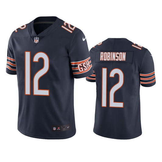 [FULLY STITCHED] Chicago Bears Allen Robinson Navy Limited Football Jersey 