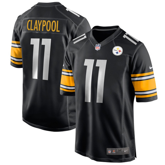 [FULLY STITCHED] Pittsburgh Steelers Chase Claypool American Black Limited Football Jersey 